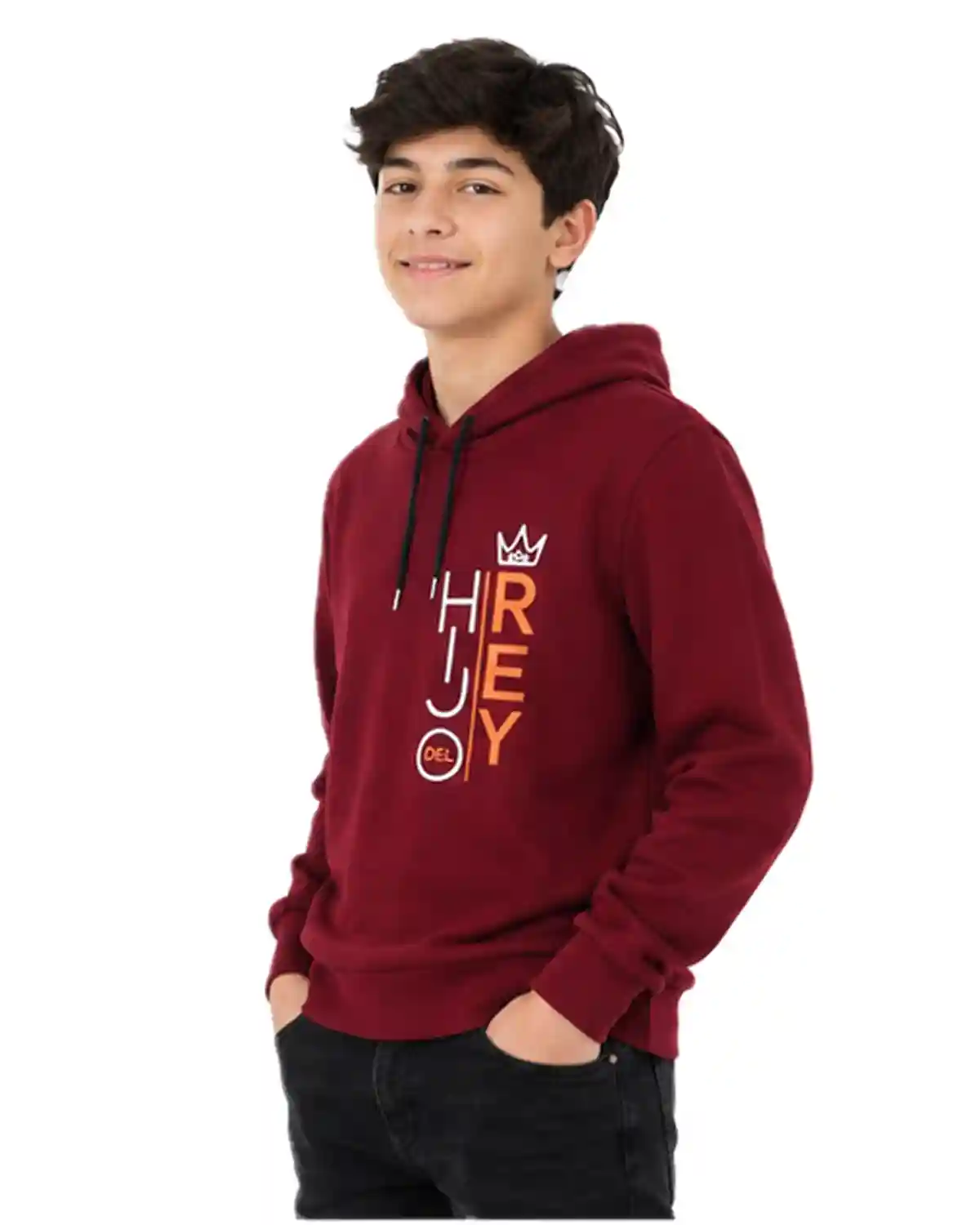 rey-maroon-boys-hoodie-left